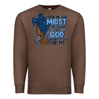 Chestnut even in the midst of may storm afro woman Premium Sweatshirt - MaliasSmallBusiness