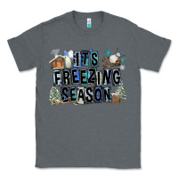 Charcoal Heather It's Freezing Season Classic Tee - FaDigitalArtStudio