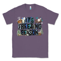 Lavender It's Freezing Season Classic Tee - FaDigitalArtStudio