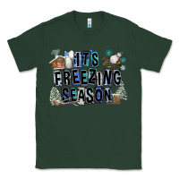Sports Green It's Freezing Season Classic Tee - FaDigitalArtStudio