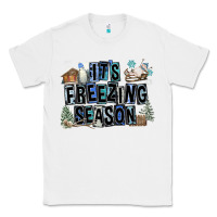 White It's Freezing Season Classic Tee - FaDigitalArtStudio
