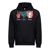 Black Peace Love Goats Urban Hoodie - Bettercallsaul