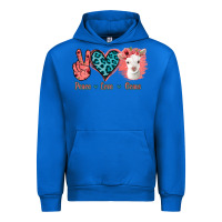 Cobalt Peace Love Goats Urban Hoodie - Bettercallsaul