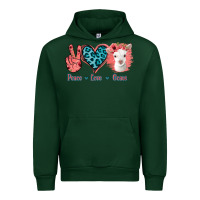 Foreset Green Peace Love Goats Urban Hoodie - Bettercallsaul