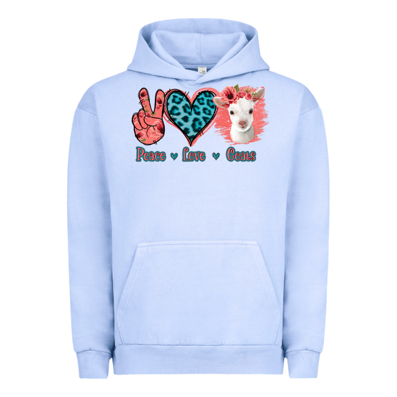 Peace Love Goats Urban Hoodie by Bettercallsaul | Teevron