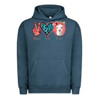 Pigment Midnight Navy Peace Love Goats Urban Hoodie - Bettercallsaul