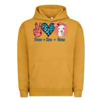 Pigment Peanut Butter Peace Love Goats Urban Hoodie - Bettercallsaul