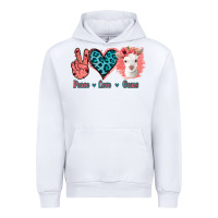 White Peace Love Goats Urban Hoodie - Bettercallsaul