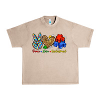 French Oak peace love understand Urban Heavy Tee - Zillion Design Studio