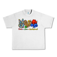 Lunar Rock peace love understand Urban Heavy Tee - Zillion Design Studio