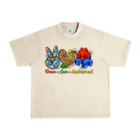 Sandshell peace love understand Urban Heavy Tee - Zillion Design Studio