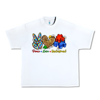 White peace love understand Urban Heavy Tee - Zillion Design Studio