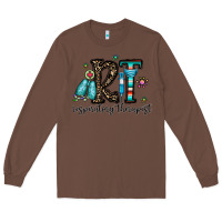 Chestnut rt respiraory therapist Long Sleeve Tee - CowhideDigitalArt