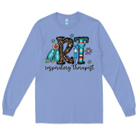 Colony Blue rt respiraory therapist Long Sleeve Tee - CowhideDigitalArt