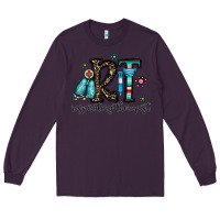 Plum rt respiraory therapist Long Sleeve Tee - CowhideDigitalArt