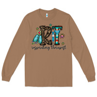 Toasted Coconut rt respiraory therapist Long Sleeve Tee - CowhideDigitalArt