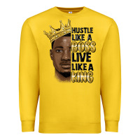 Lemon hustle like a boss live like a king malia Premium Sweatshirt - MaliasSmallBusiness