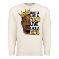 Sandshell hustle like a boss live like a king malia Premium Sweatshirt - MaliasSmallBusiness