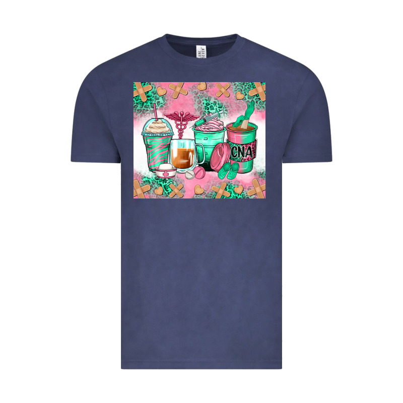 Certified Nursing Assistant Coffee Cups Vintage Tee by Zillion Design Studio | Teevron