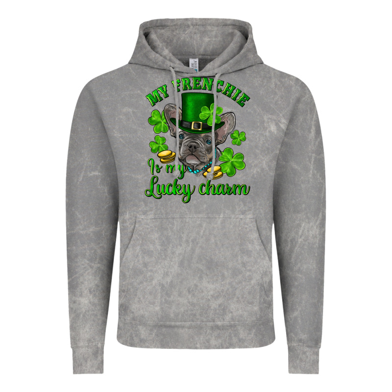 St.patrick's Day My French Bulldog Is My Lucky Charm Vintage Hoodie by RanaPortraitStore | Teevron