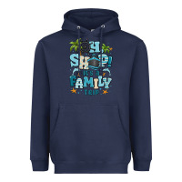 Navy oh ship its a family trip Heavyweight Hoodie - MaliasSmallBusiness