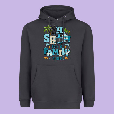 Oh Ship Its A Family Trip Heavyweight Hoodie Designed By Maliassmallbusiness