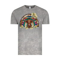 Cloud Rock scottish calf rainbow Vintage Tee - BarkalooDesign