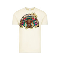 Vintage Arctic scottish calf rainbow Vintage Tee - BarkalooDesign