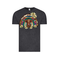 Vintage Black scottish calf rainbow Vintage Tee - BarkalooDesign