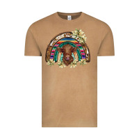 Vintage Camel scottish calf rainbow Vintage Tee - BarkalooDesign