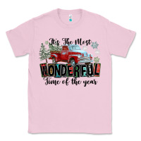Bubblegum Pink It's The Most Wonderful Time Of The Year Classic Tee - FaDigitalArtStudio