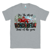 Heather Grey It's The Most Wonderful Time Of The Year Classic Tee - FaDigitalArtStudio