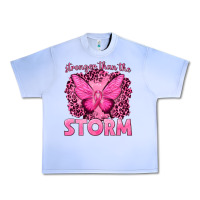 Grape Ice Stronger Than The Storm Breast Cancer Urban Heavy Tee - texasbilliewilder