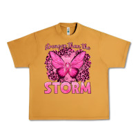 Peanut Butter Stronger Than The Storm Breast Cancer Urban Heavy Tee - texasbilliewilder