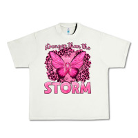 Pistachio Stronger Than The Storm Breast Cancer Urban Heavy Tee - texasbilliewilder