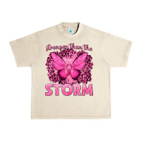 Sandshell Stronger Than The Storm Breast Cancer Urban Heavy Tee - texasbilliewilder