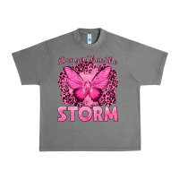 Tornado Stronger Than The Storm Breast Cancer Urban Heavy Tee - texasbilliewilder