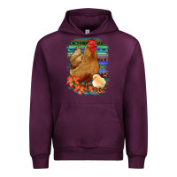 Mauve Wine Chicken with Chick Urban Hoodie - Bettercallsaul