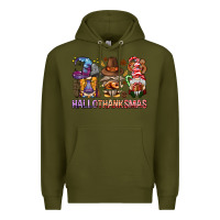 Army Green hallothanksmas gnomies bbs Premium Hoodie - BundleAndBundleShop