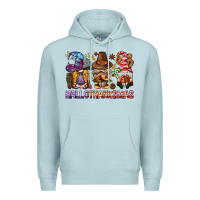 Blue Mist hallothanksmas gnomies bbs Premium Hoodie - BundleAndBundleShop