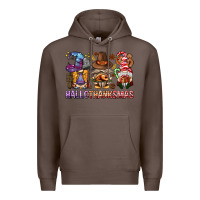 Coffee hallothanksmas gnomies bbs Premium Hoodie - BundleAndBundleShop