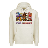 Oatmeal Heather hallothanksmas gnomies bbs Premium Hoodie - BundleAndBundleShop