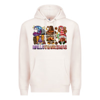 Pale Pink hallothanksmas gnomies bbs Premium Hoodie - BundleAndBundleShop