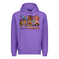 Purple hallothanksmas gnomies bbs Premium Hoodie - BundleAndBundleShop