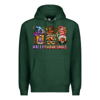 Sports Green hallothanksmas gnomies bbs Premium Hoodie - BundleAndBundleShop