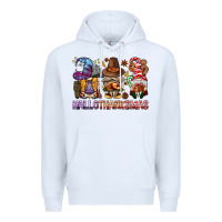 White hallothanksmas gnomies bbs Premium Hoodie - BundleAndBundleShop