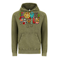 Vintage Olive love mexico Vintage Hoodie - Zillion Design Studio