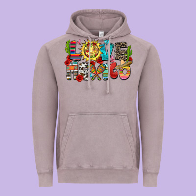 Love Mexico Vintage Hoodie Designed By Zillion Design Studio