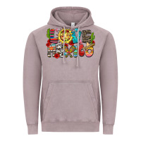 Vintage Zinc love mexico Vintage Hoodie - Zillion Design Studio