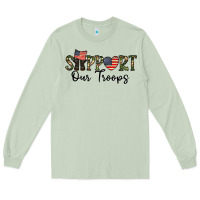 Matcha support our troops Long Sleeve Tee - CowhideDigitalArt